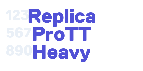 Replica ProTT Heavy-font-download