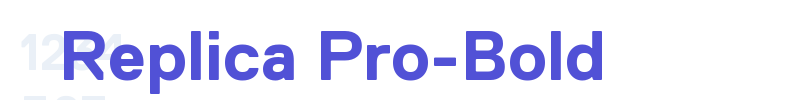 Replica Pro-Bold-font