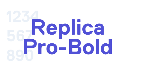 Replica Pro-Bold-font-download