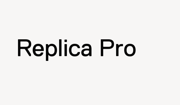 Replica Pro Font