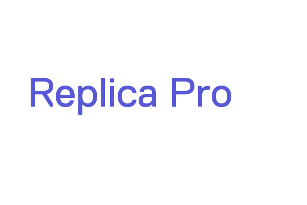 Replica Pro Font