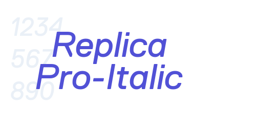 Replica Pro-Italic-font-download