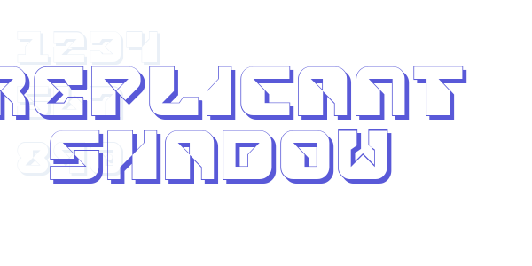 Replicant Shadow font free