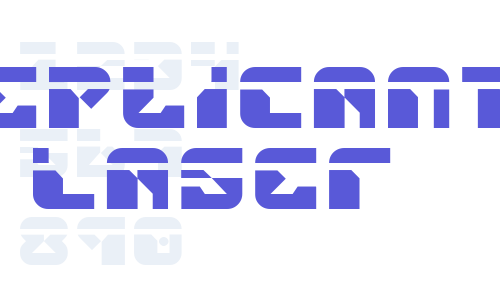 Replicant Laser Font Download