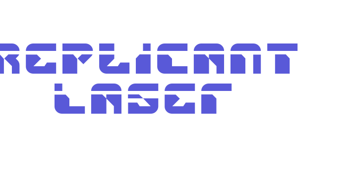 Replicant Laser Font Download