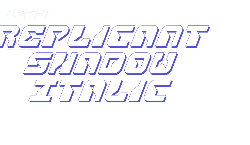 Replicant Shadow Italic-font-download