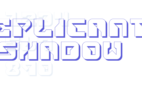 Replicant Shadow Font Download