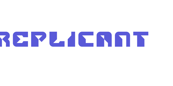 Replicant Font Download