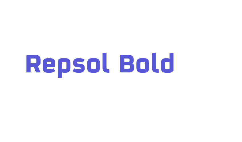 Repsol Bold Font