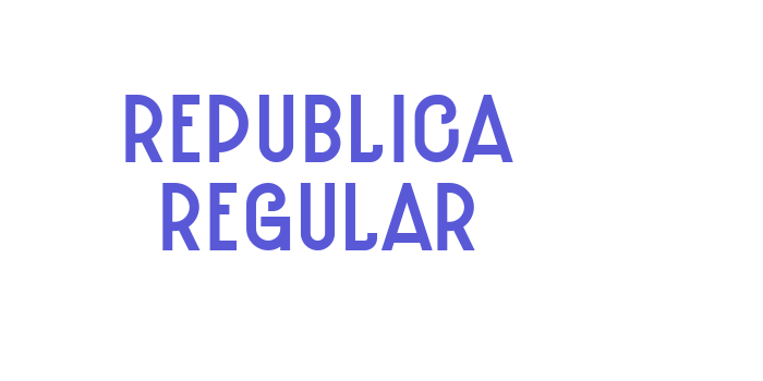 Republica Regular Font Download