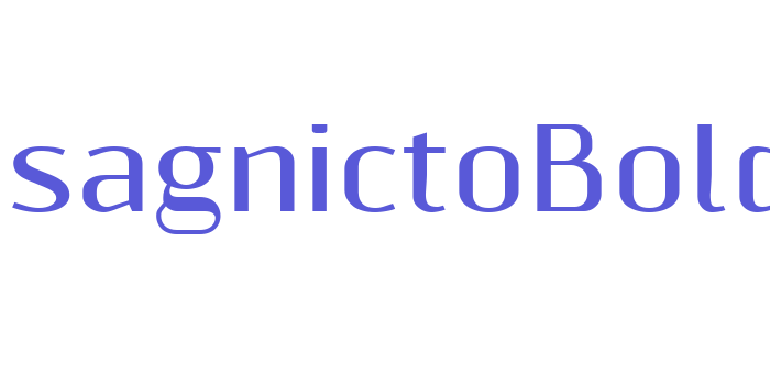 ResagnictoBold Font