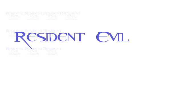 Resident Evil font free