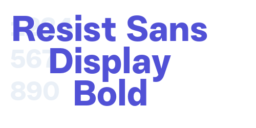 Resist Sans Display Bold-font-download