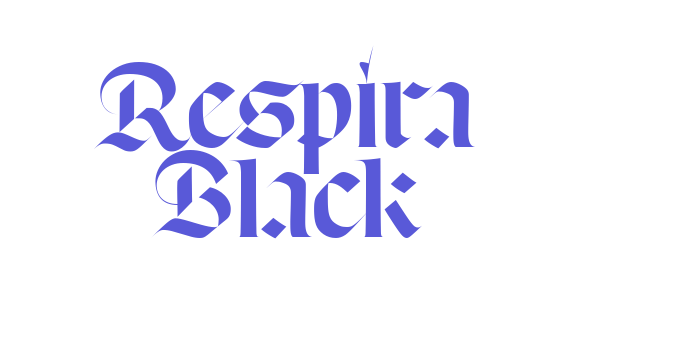 Respira Black Font