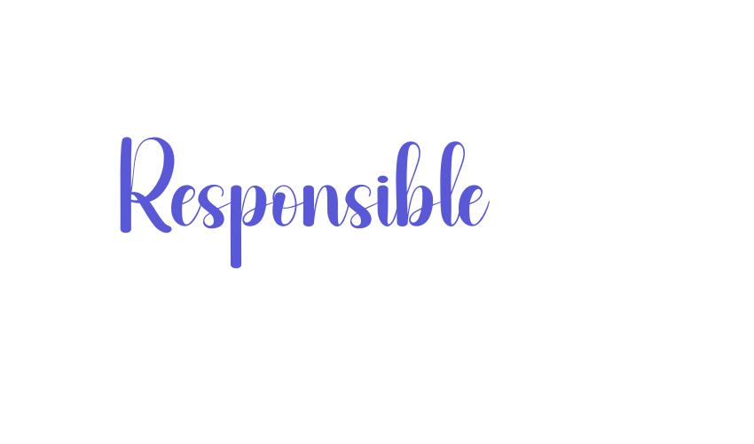 Responsible Font Download