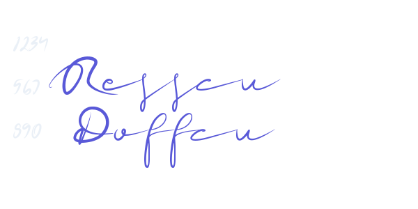 Resscu Doffcu font free