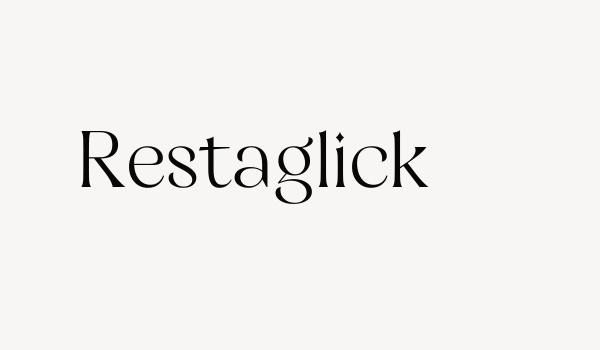 Restaglick Font