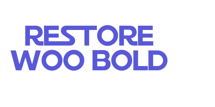 Restore W00 Bold Font Download