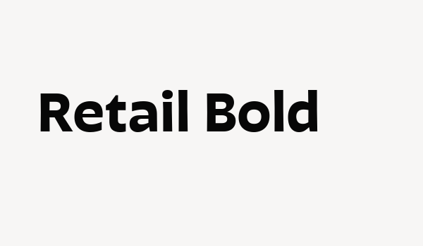 Retail Bold Font