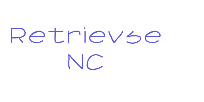 Retrievse NC Font