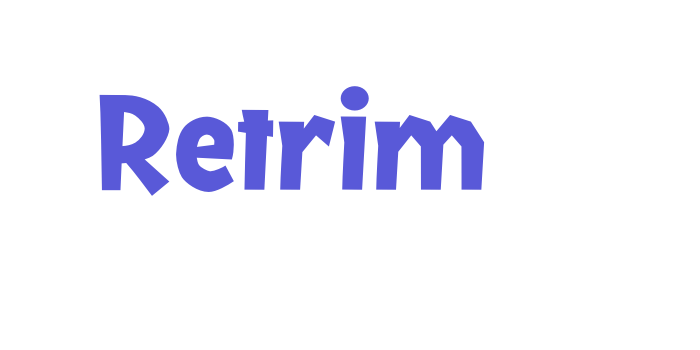 Retrim Font Download