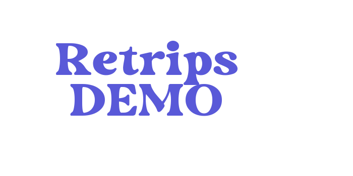 Retrips DEMO Font Download