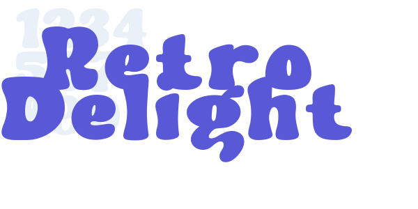 Retro Delight font free