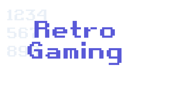 Retro Gaming font