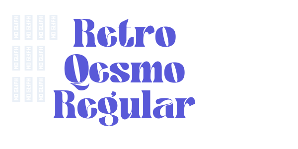 Retro Qesmo Regular font free