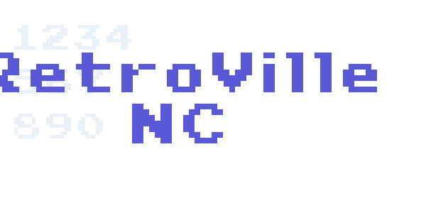 RetroVille NC font