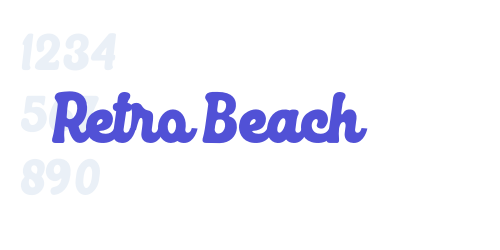 Retro Beach-font-download