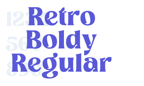 Retro Boldy Regular Font Download