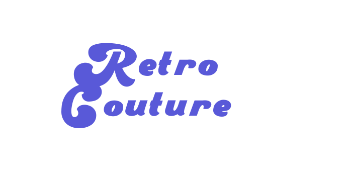 Retro Couture Font Download