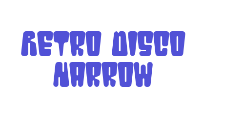 Retro Disco Narrow-font-download