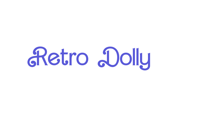 Retro Dolly Font Download