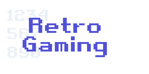 Retro Gaming-font-download