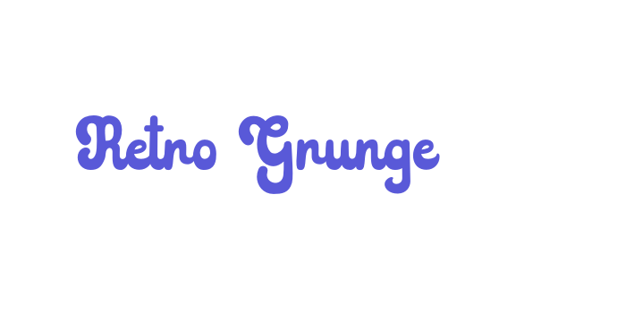 Retro Grunge Font Download