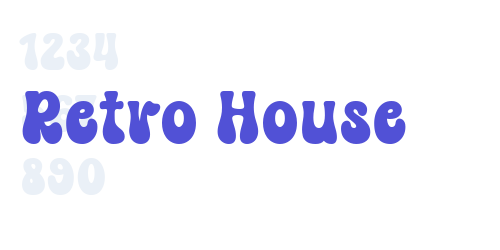 Retro House-font-download