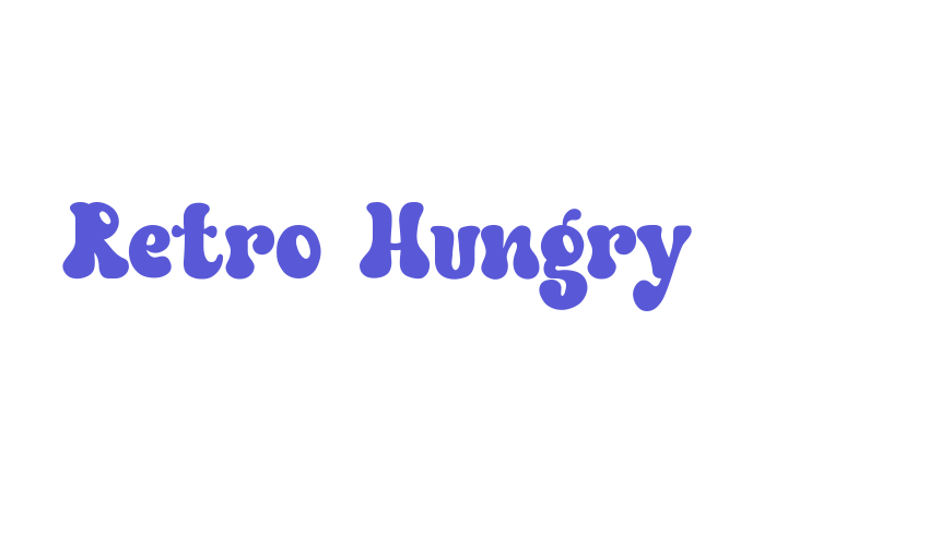 Retro Hungry Font Download