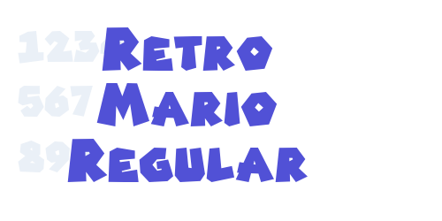 Retro Mario Regular-font-download