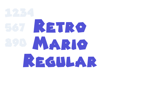 Retro Mario Regular