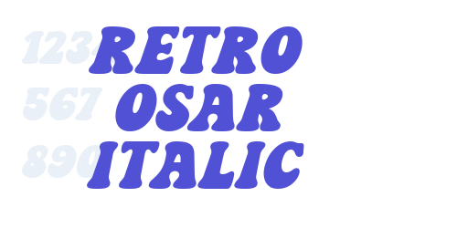 Retro Osar Italic-font-download