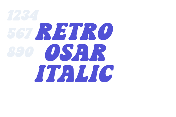 Retro Osar Italic