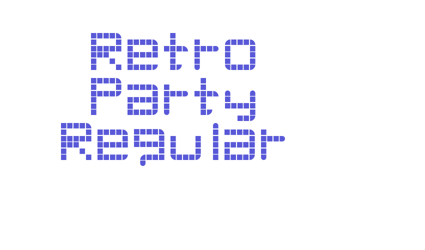 Retro Party Regular Font