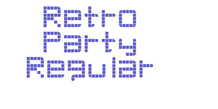 Retro Party Regular Font Download