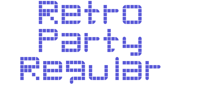 Retro Party Regular Font