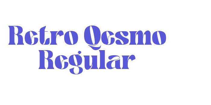 Retro Qesmo Regular Font Download