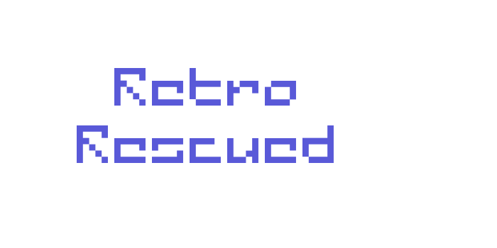 Retro Rescued Font Download