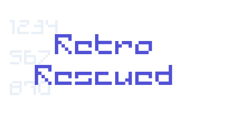 Retro Rescued-font-download