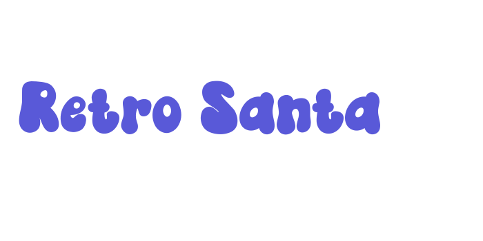 Retro Santa Font